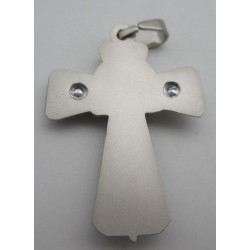 Pendentif  Brillant croix parachutiste de l'aumônier père Casta 2° REP