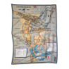 Foulard en soie carte opération Suez (congrès Castres 2026)