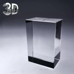 Cristal Insigne UNP para 8 cm - 5cm
