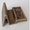 Support brevet para industriel "Vieux bronze"