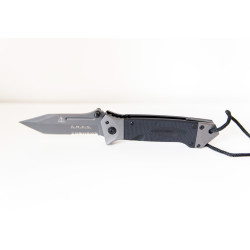 Couteau Ares  noir + étui