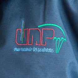 Parka bleue marine logo UNP