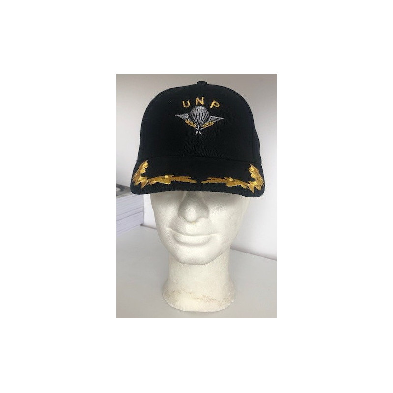 Casquette noire Feuilles de Chênes